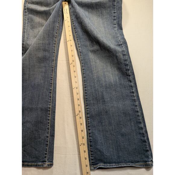 Levis Jeans Womens 14/32w Blue Denim 529 Curvy Bootcut low-mid rise y2k country - Picture 8 of 12